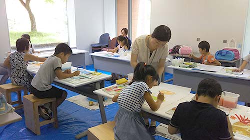 ちょっとだけ上手くなる子ども向け水彩画教室2017