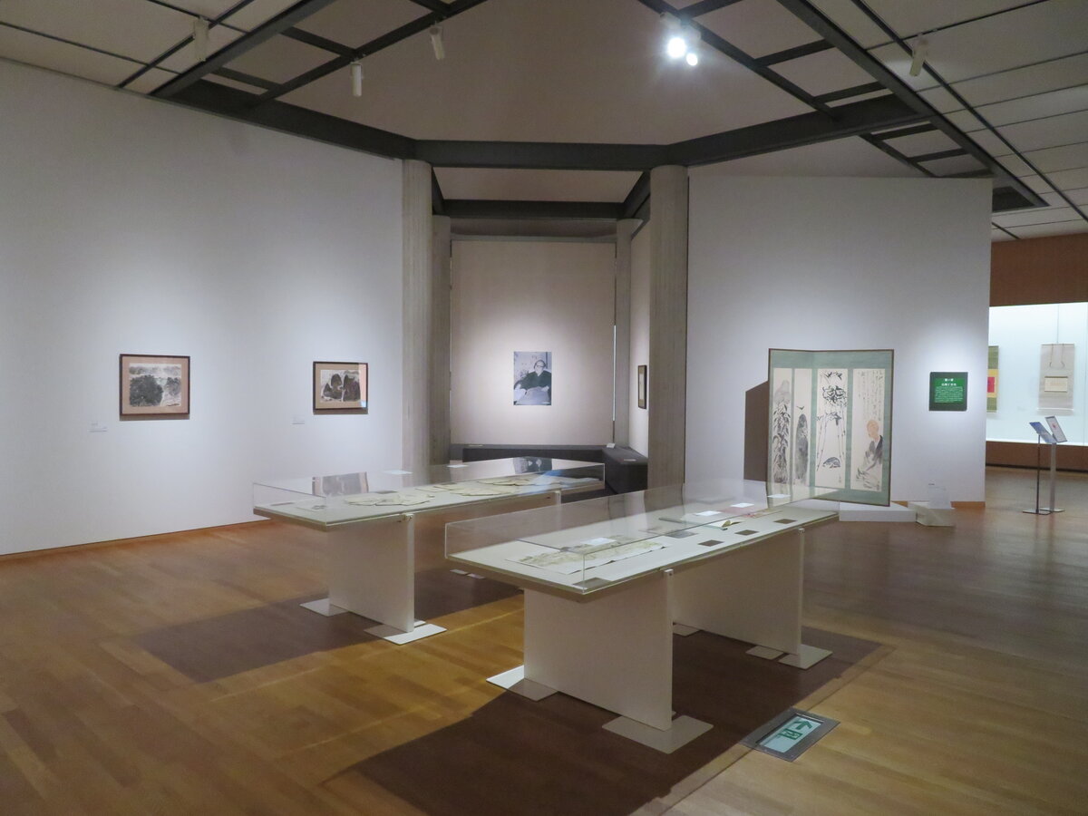清水比庵展 展示室2