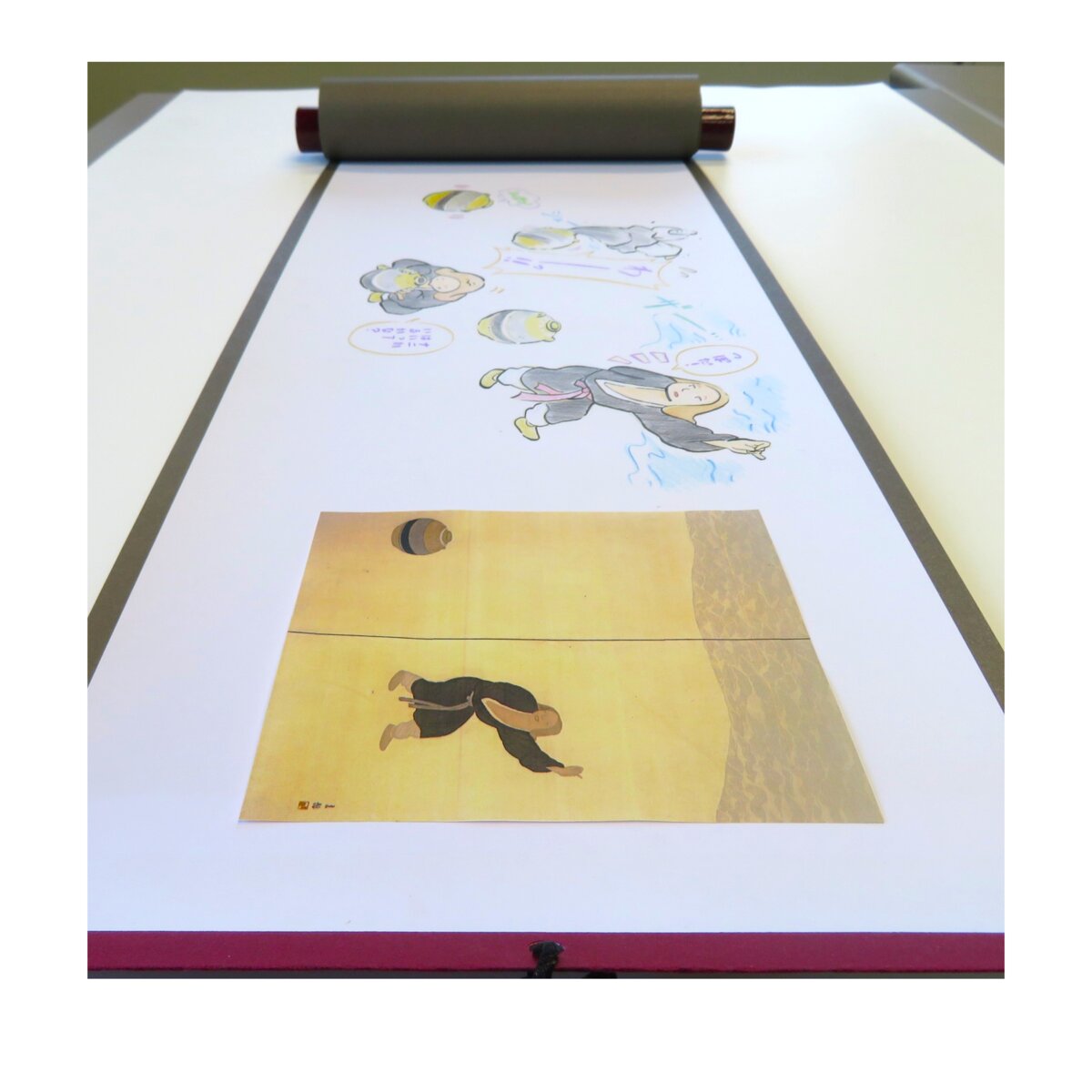 ワークショップ「みんなでつむぐ！絵巻リレー」