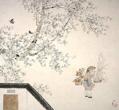 《賣花翁》